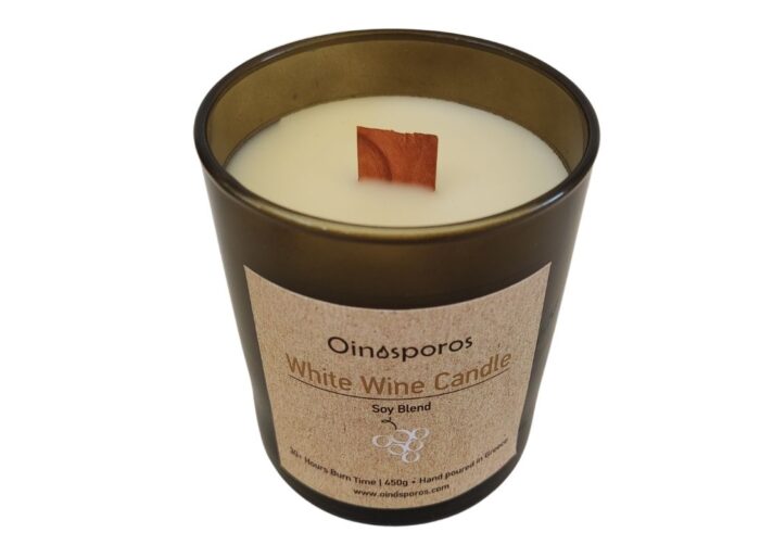 Oinosporos White Candle
