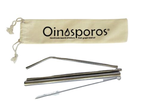 Oinosporos Inox Straws
